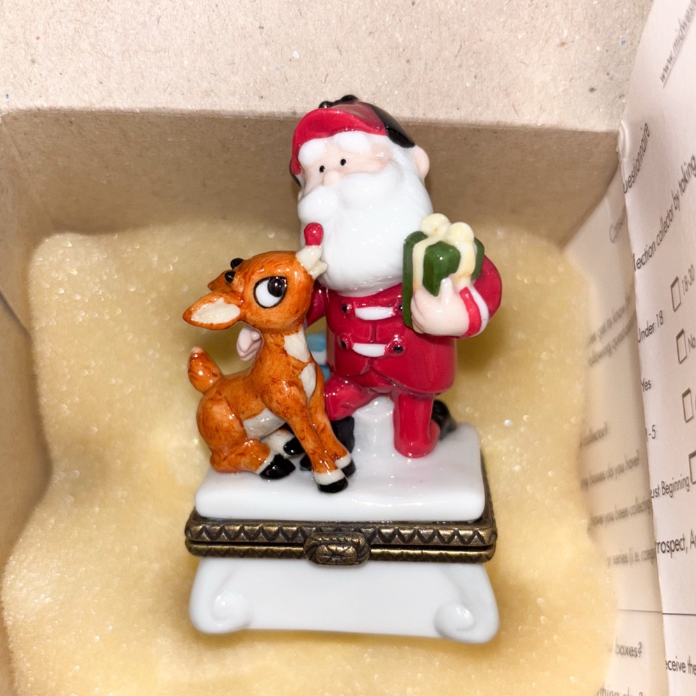 PHB Collection Porcelain Hinged Box of The Rudolph Movie